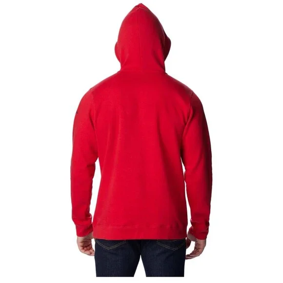 Columbia Men's Trek Graphic Hoodie, Mountain Red/Treestriped Flag, XX-Large NWT - Picture 5 of 15